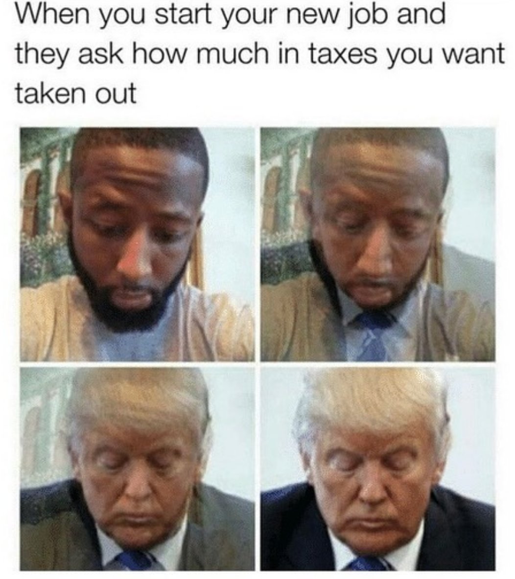 MensHumor's tweet image. Taxes?
