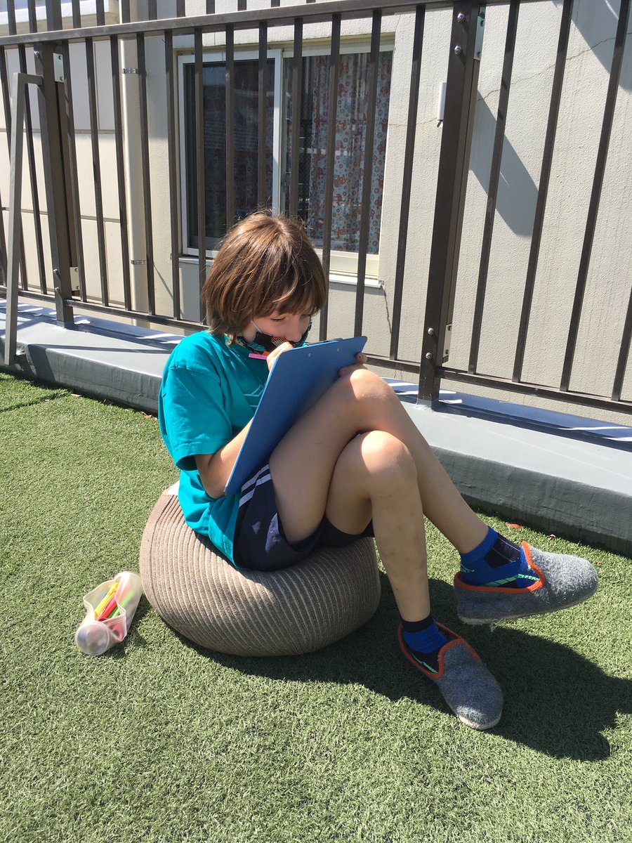 MSTokyoWillow's tweet photo. A beautiful day for working on the roof #MSTelementary #MSTconcentration #MSTlanguage https://t.co/EU4R0gPHzD