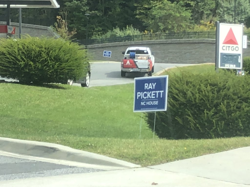 SignsNc's tweet image. Ray Pickett (R) runs for HD-93 in 2020