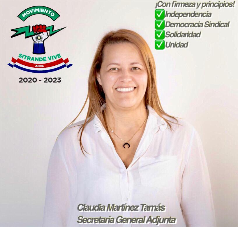 ClauMarTamas's tweet photo. Porque sin luchas...
¡¡No hay victorias!!
#SITRANDE #VIVE
👷♀️👷🏽♂️👷♀️👷🏽♂️👷♀️⚡⚡⚡🇵🇾 https://t.co/FLNr0XZUtA