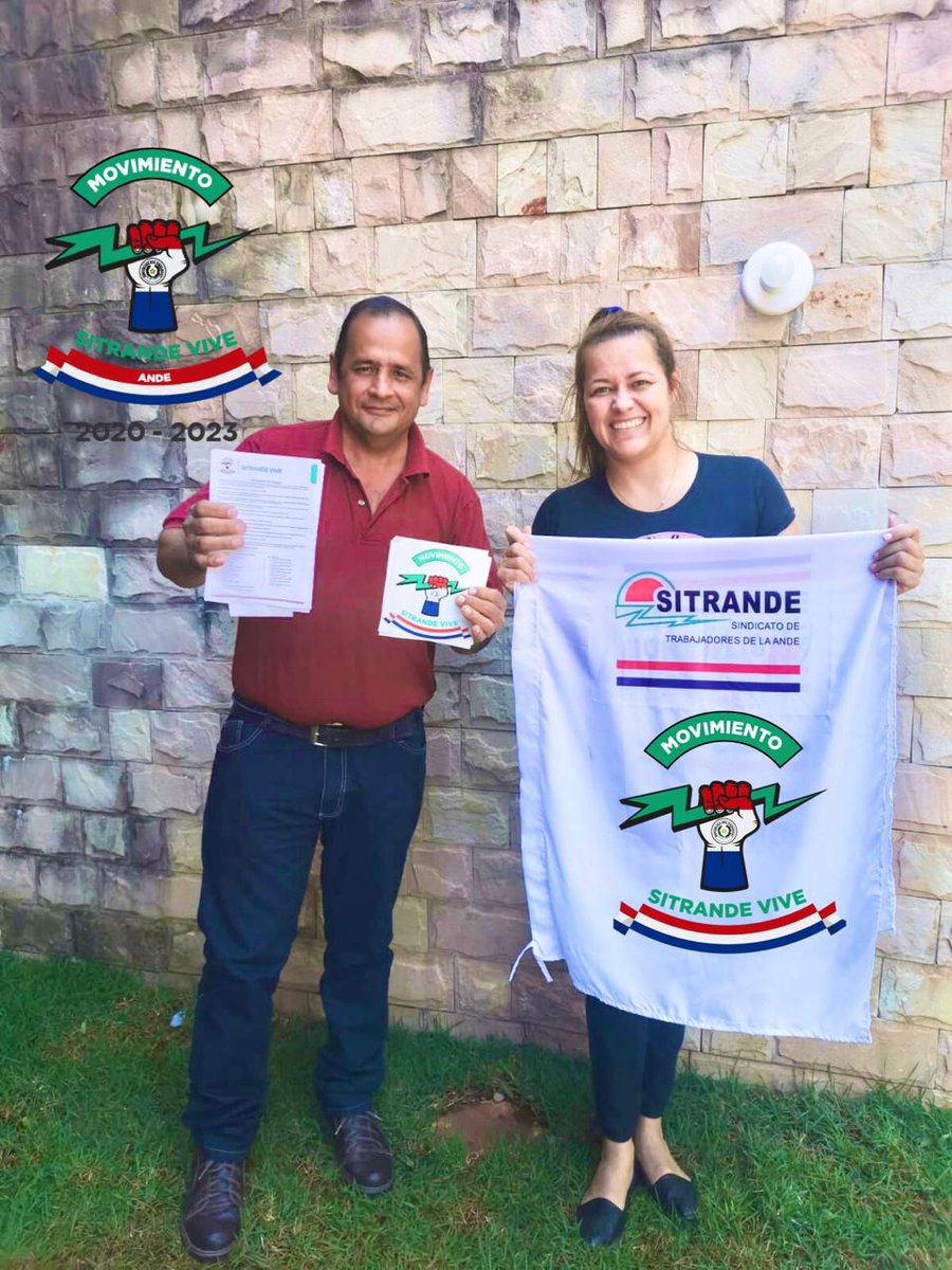 ClauMarTamas's tweet photo. Porque sin luchas...
¡¡No hay victorias!!
#SITRANDE #VIVE
👷♀️👷🏽♂️👷♀️👷🏽♂️👷♀️⚡⚡⚡🇵🇾 https://t.co/FLNr0XZUtA