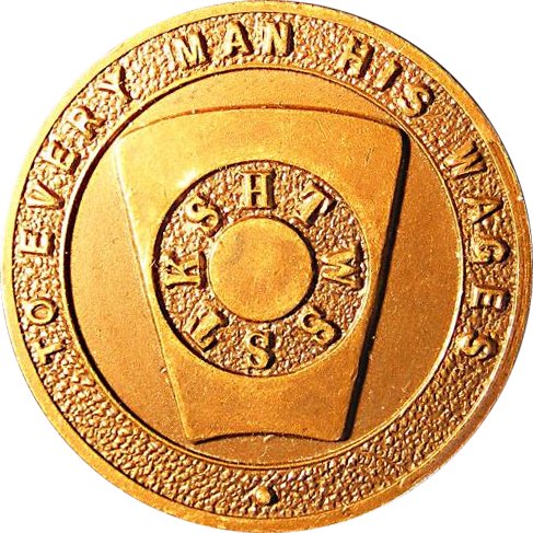 DaryllSlimmer's tweet photo. Solomon Lodge of Mark Master Masons. To every man his wages. #yorkrite #KYCH #markmaster #NJMason https://t.co/Pjs6UTJUUA