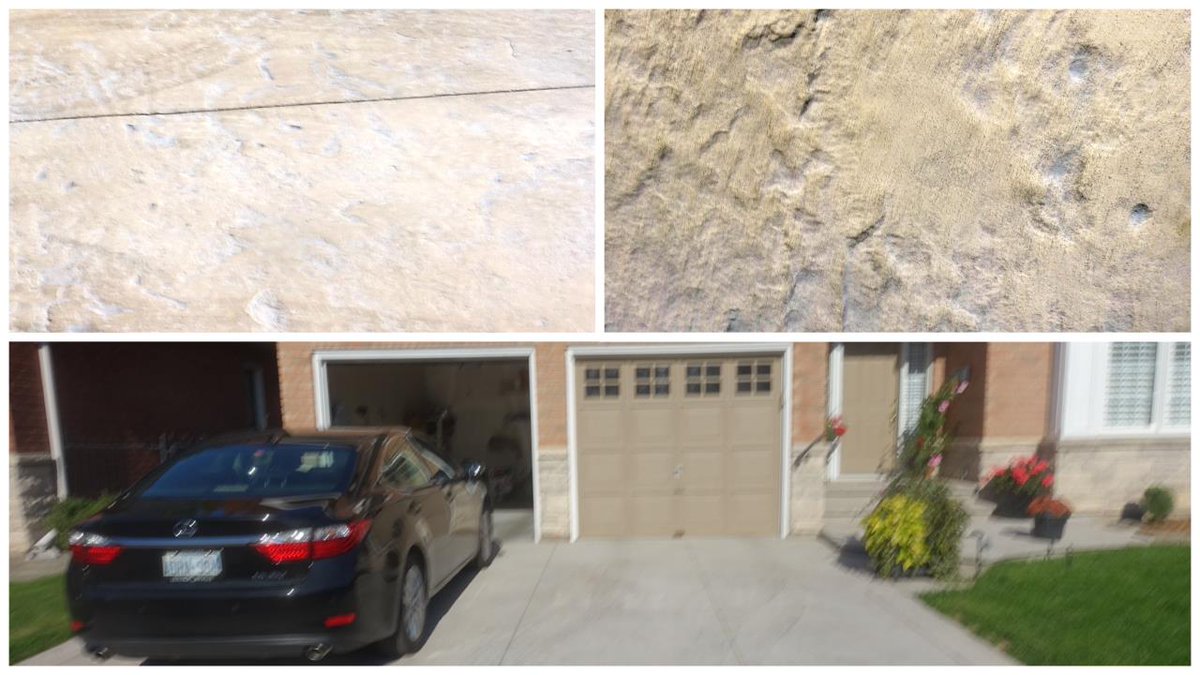 emkrtk's tweet image. I wanted to highlight the house with concrete drive.  I used Pattern Concrete @PatternedC  for the design and construction.  The colour selected - beige with winter release.  The driveway seems to be grey.  Colour sample shown in pic .  Is the driveway beige or grey?  Disgusted!