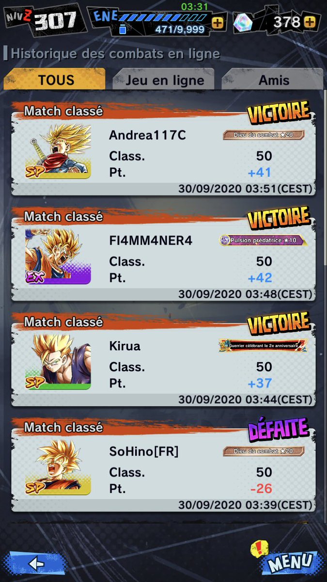 Et enfin ! N’ayant pas jouer de la saison, j’ai dû poncer sec mais à quelques minutes... ÇA Y EST 🙏🏽 #DBLegends