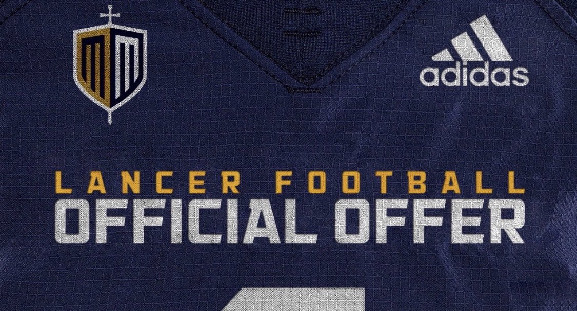 PetersBreckin's tweet photo. Happy to announce I’ve received my first offer from Mount Marty University! Thanks for the opportunity @ethandersen @MMULancersFB #MountUp https://t.co/vSY50lKDoC