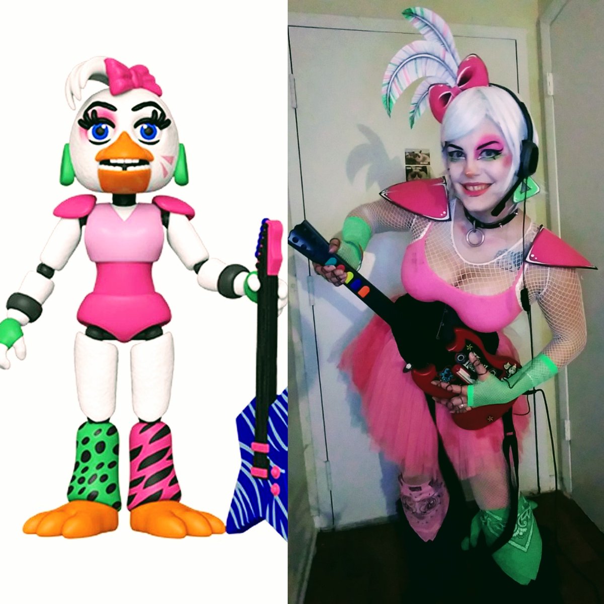 just wanted to show off my Glam Rock Chica cosplay #glamrockchica #fnaf #fn...