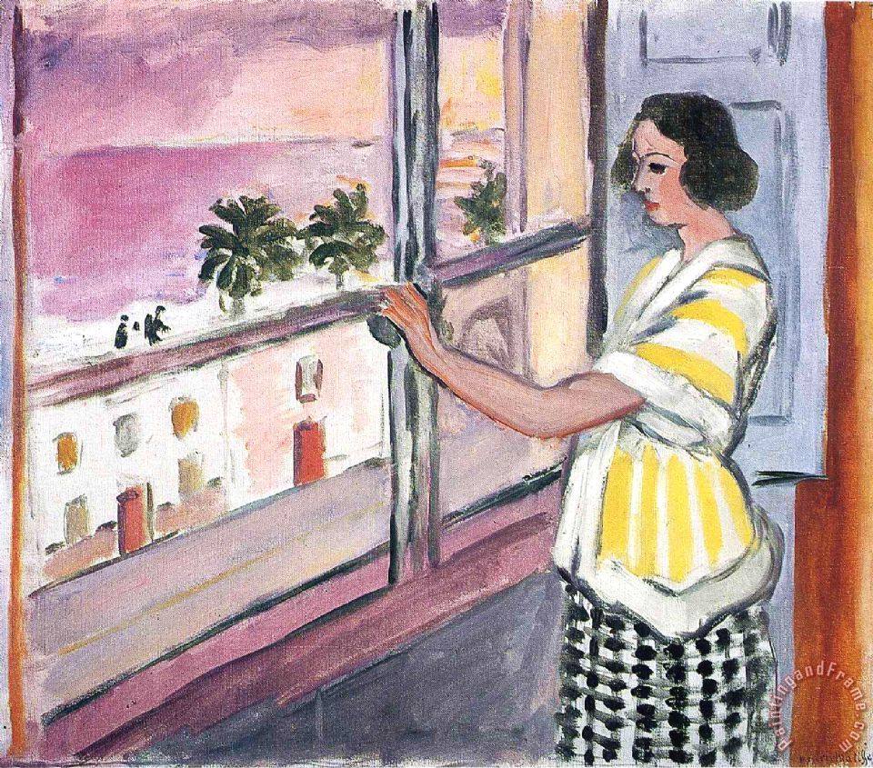 As a public service, how about some Matisse?Young Woman at The Window Sunset, 1921