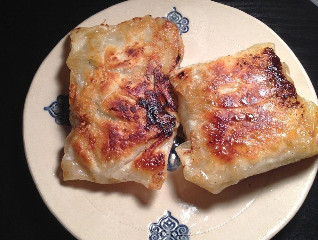 餃子。もう春巻きの皮でいいかもしれない 