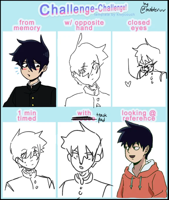 [mp100] took a break from mobtober to do this and i am so sorry ritsu 
