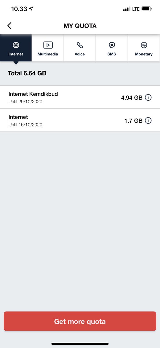 Pagi2 dapet kuota kaget dari kemdikbud