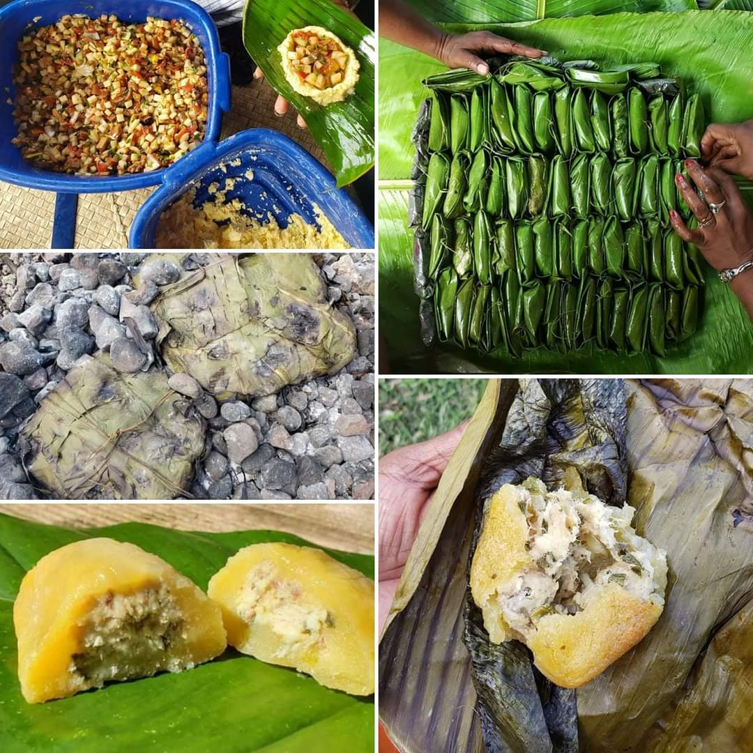 Healthy vegan tuluks with selection  of fresh local veggies .
Awo yu mas traem ! I gud we I gud....
Photo:Activ Vanuatu