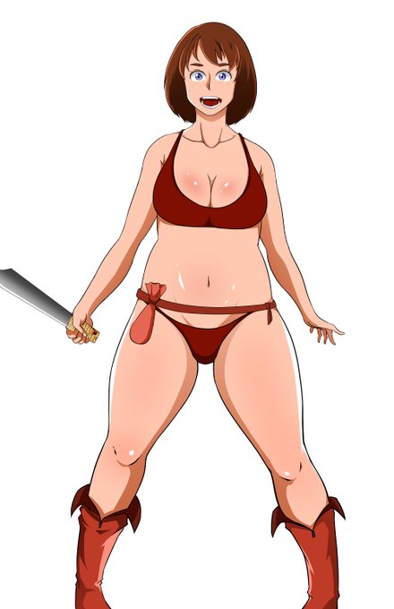 安装備の女戦士(見習いさん) 