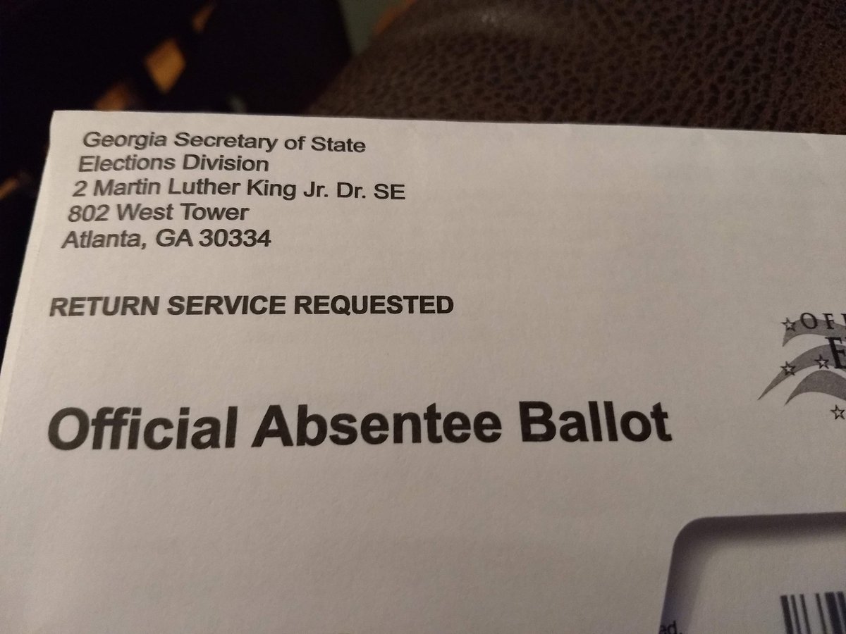 sallyharrellga's tweet photo. My ballot. My vote. My voice. https://t.co/xo33R06q8N