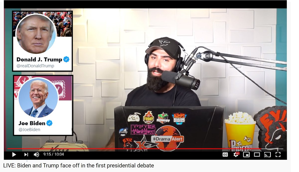 KEEMSTAR's tweet photo. Dear @realDonaldTrump &amp; @JoeBiden i would like to invite you on #DramaAlert for a debate! #Debate2020 https://t.co/wyWojZPcf2