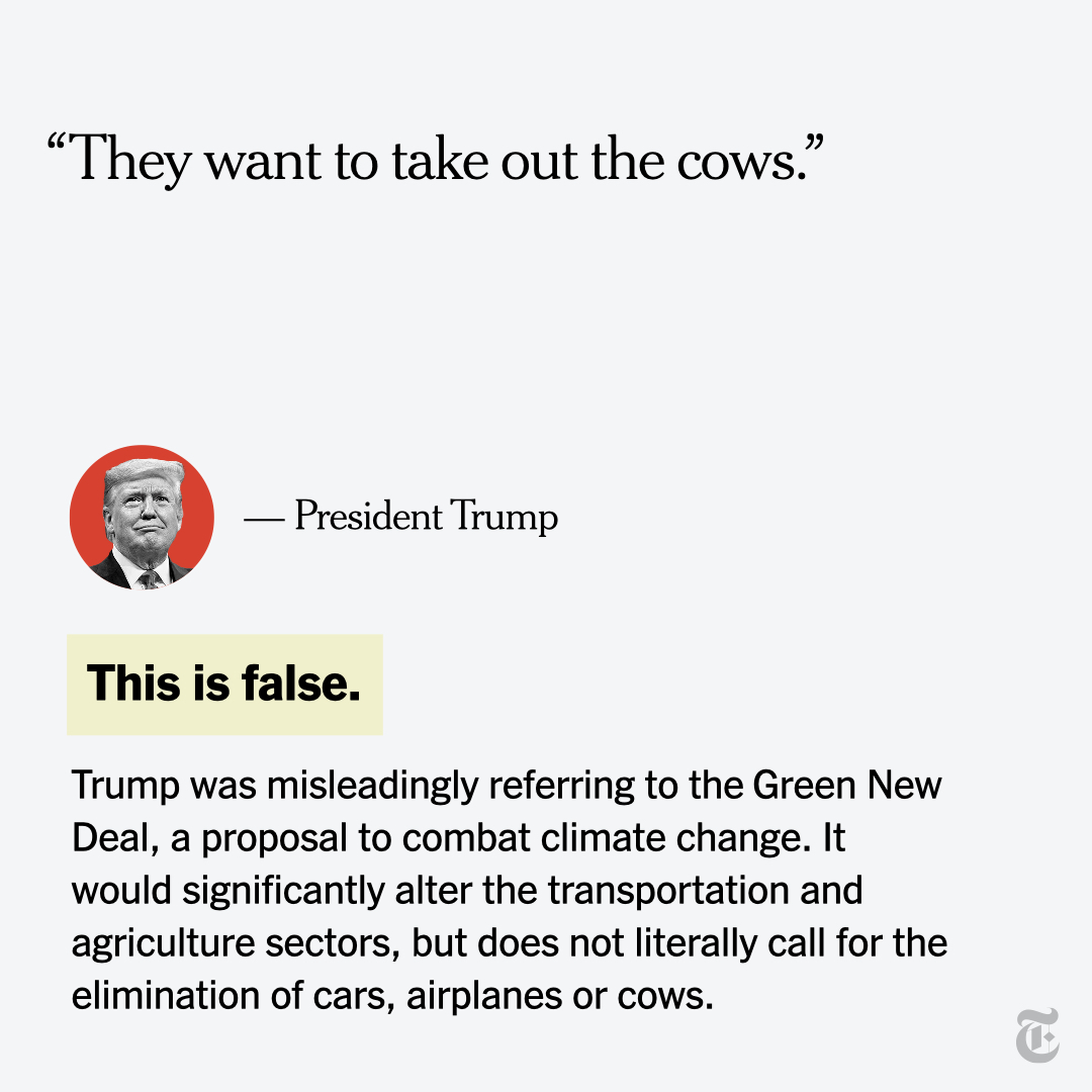 nytimes's tweet image. We fact-checked tonight&apos;s presidential debate. See more here. nyti.ms/30lVqlP