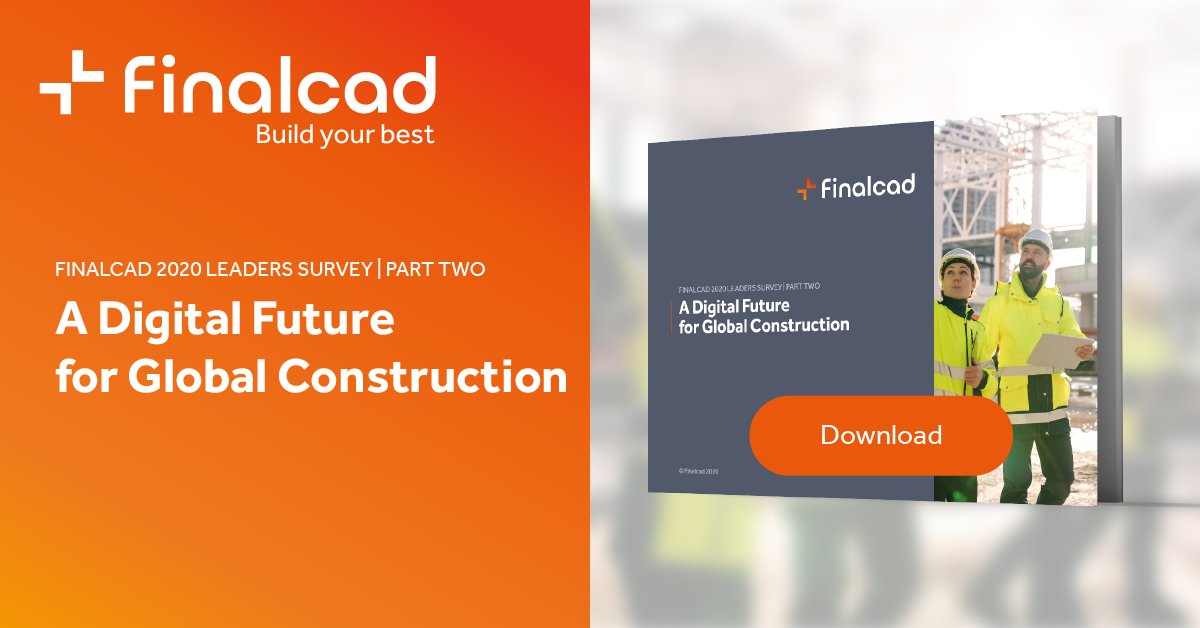 Check out our new research, which looks at future trends in #construction post COVID-19 and finds that the industry must #digitalise to be able to meet the growing demands of #smartconstruction – read the report here ow.ly/DiW850BF1ML