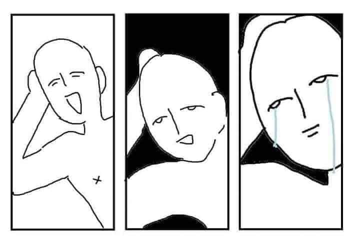 watching clips from the presidential debate 