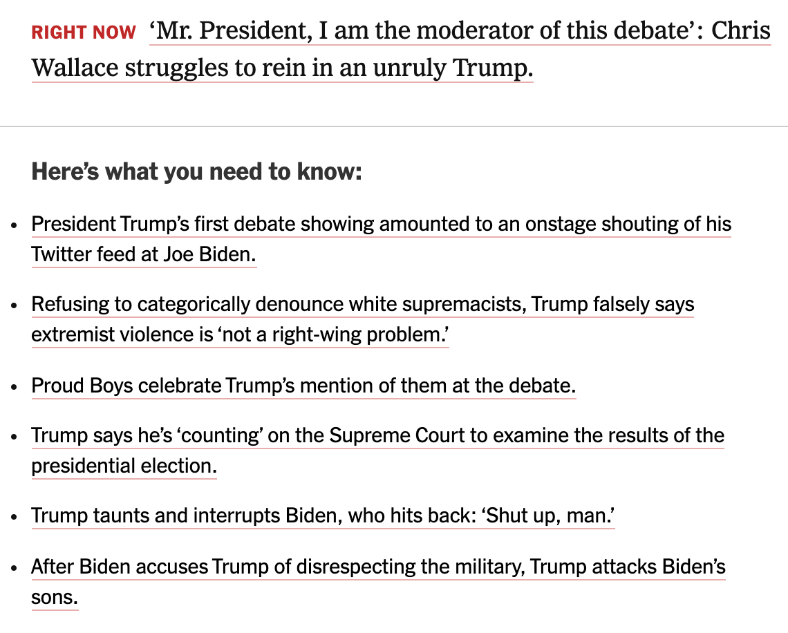 ByMikeBaker's tweet photo. Headlines from the live blog of tonight's debate:

https://t.co/EEDbpUfQs3 https://t.co/woNs0RjTib