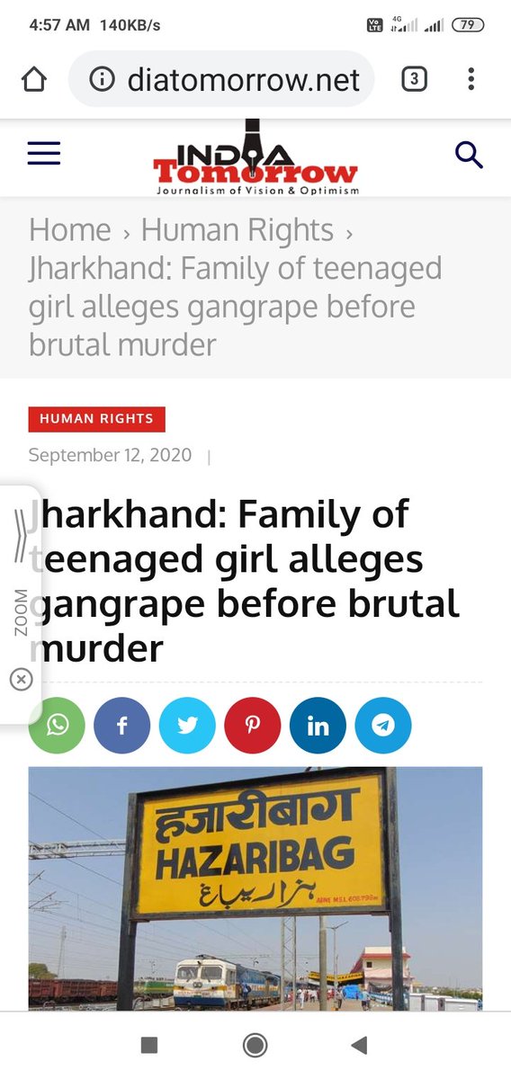 SanyuktaAgarwa9's tweet photo. #अजय_बिष्ट_इस्तीफ़ा_दो
PIC1.CHATISGARH

PIC2.JHARKHAND

PIC3.RAJASTHAN

All Trio similiar cases like Hathras with similar date, All gangraped nd murder, but in Congress state 

How many media Questioned ? CM resign? Bollywood protest? 

Hang All Rapist.
Don't do politics https://t.co/zDblIaJiFv