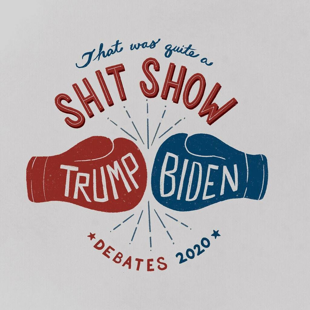 PWooDesigns's tweet photo. I don’t know what I just watched, but then again what did we expect? #debates2020 #novemberiscoming
Day 55 / #100dayproject https://t.co/OkgJPoKQTU https://t.co/2VYgfLlHad