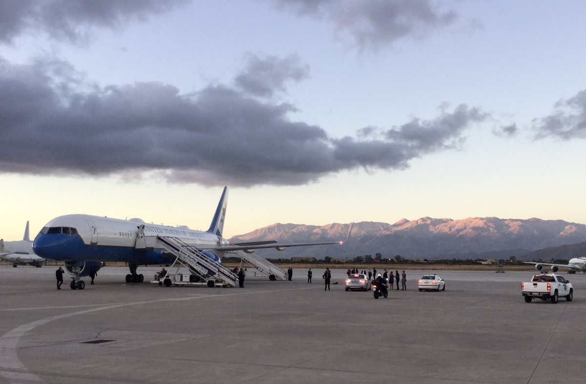 Early departure for Secretary Pompeo from beautiful Crete and ⁦<a href="/NSA_SoudaBay/">NSA Souda Bay</a>⁩. I’m very proud of how every member of ⁦<a href="/USEmbassyAthens/">U.S. Embassy Athens</a>⁩ and ⁦<a href="/USConsulateThes/">US Consulate Thess</a>⁩ pulled together to support this complex and fantastically productive visit.