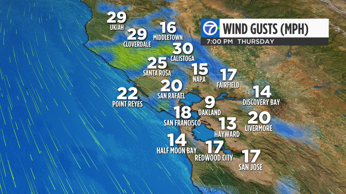 SandhyaABC7's tweet image. FIRE WEATHER WATCH:
For north bay hills including #GlassFire THU PM-FRI PM &amp;amp; #DolanFire in Monterey Co.  Potentially dangerous fire weather conditions due to gusty winds, dry fuels &amp;amp; low humidity.  NOT expected to be as windy as last weekend.  #SanFrancisco #BayArea #bayareawx