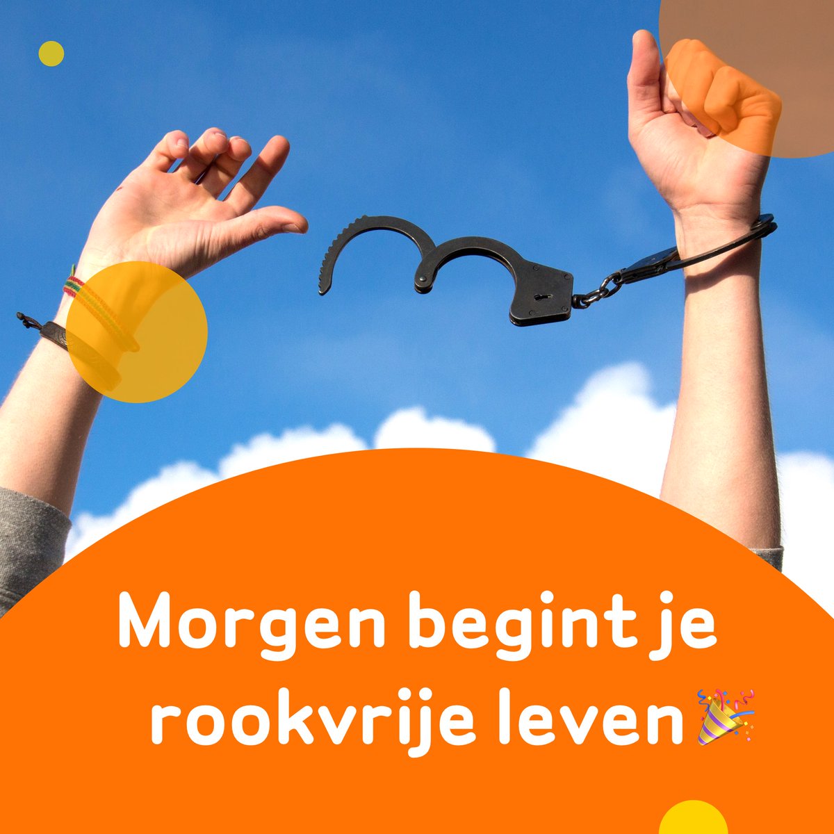 Morgen is het zover, dan begint jullie rookvrije leven! Velen hebben er zin in, anderen zien er nog erg tegenop, zo werkt een verslaving nou eenmaal. Maar kijk vandaag om je heen. En zie hoeveel mensen van het leven genieten, zonder te roken!