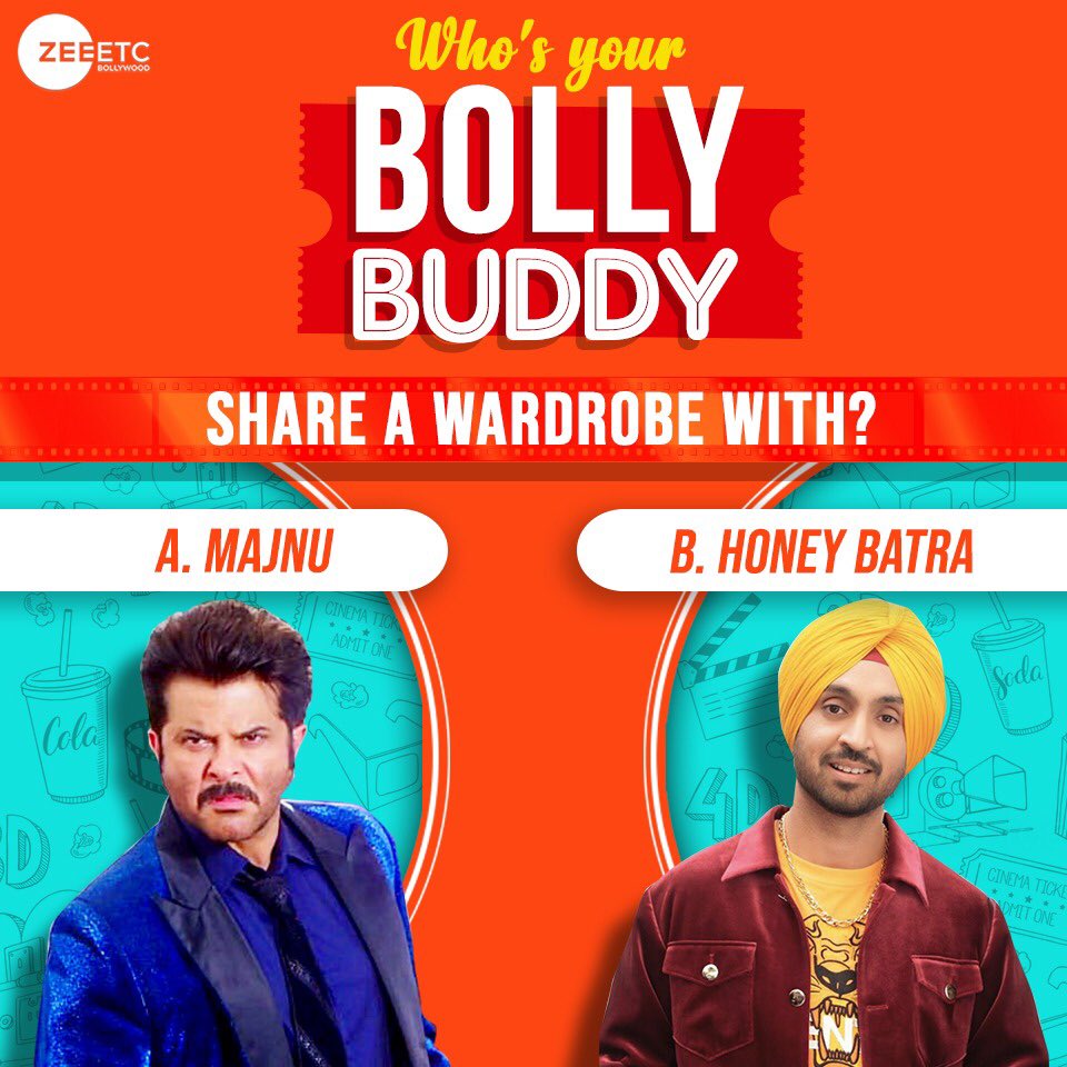 Kiske fashion ka jalwa hai zabardast? 😍 @AnilKapoor @diljitdosanjh Participate, Win, Repeat! *T&C: Gifts will be delivered after the lockdown ends* #BollyBuddy