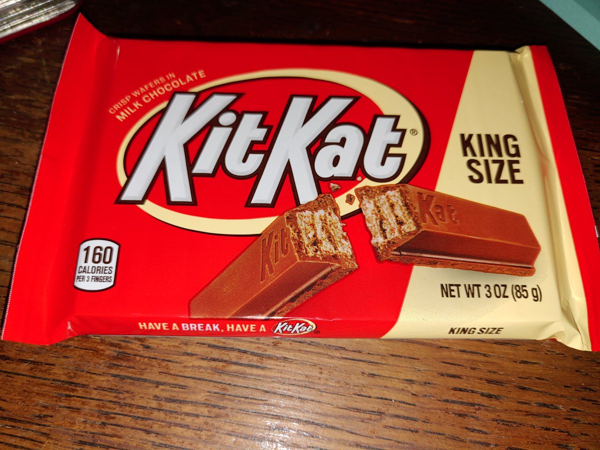 Gonna eat this Kit Kat like an animal and post pics on twitter.