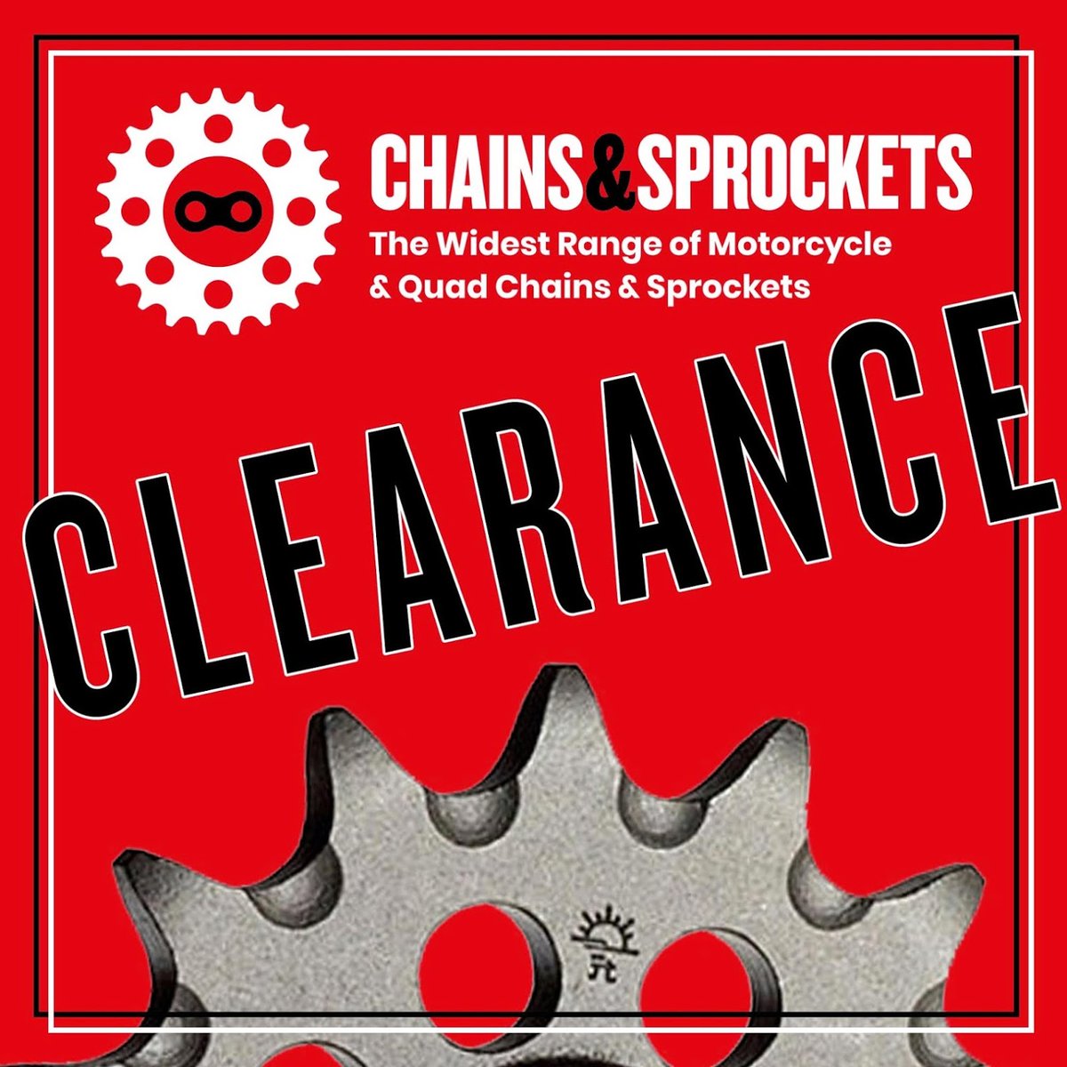 Chain_Sprocket_'s tweet photo. CLEARANCE SALE at Chains and Sprockets 🏷 take a look at the Clearance section on our website, where there's a huge range of Chains and Sprockets at super low prices! 👉 Visit https://t.co/5G3uxWYDNr or click the link in bio ⛓⚙️ #motorbikelife #motorcyclelife #chains… https://t.co/fsvitYe3iU