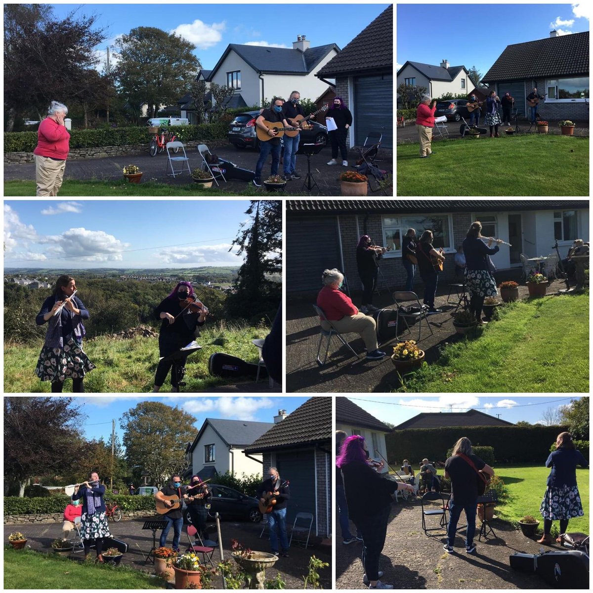 MIC_Cork's tweet photo. Music project back at @WestgateF, Daycare closed #covid19 so we are visiting clients at their homes. Thanks to Eileen at @promusicacork for helping out with equipment 😎 @majellacullagh @JPhilpottguitar @Keeeeeevaaa @AOMahonyCork @whitehorsecork @corkcityarts @HSELive https://t.co/ywnV4Tg6KR