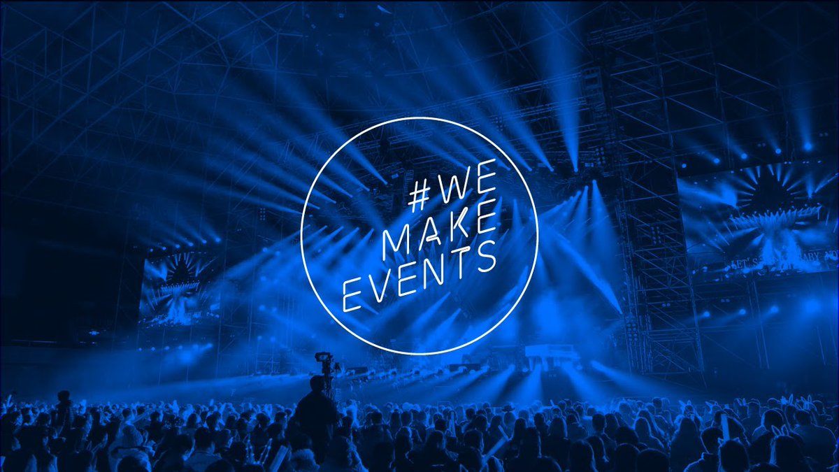 Today’s the day – the #WeMakeEvents campaign goes global.

We’ve supported this campaign since it launched and we’re pleased to see it gaining traction around the world.

#LetTheMusicPlayCampaign #WeStandTogether #LiveMusicIndustry