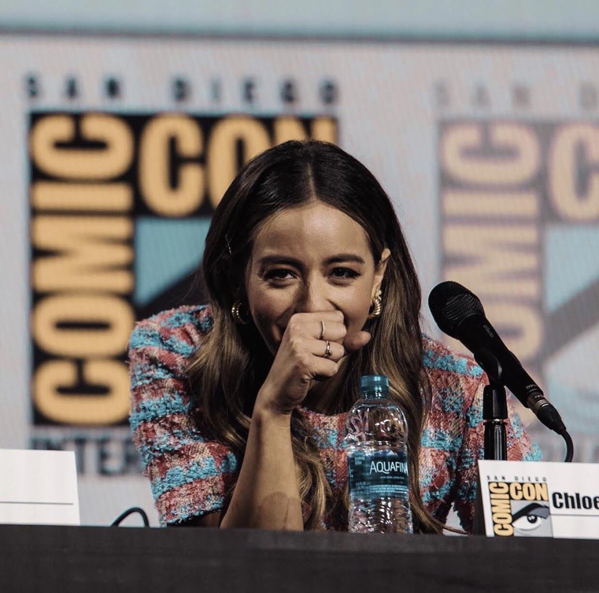 smiling/dorky/soft  @chloebennet pics to make you smile. a thread: