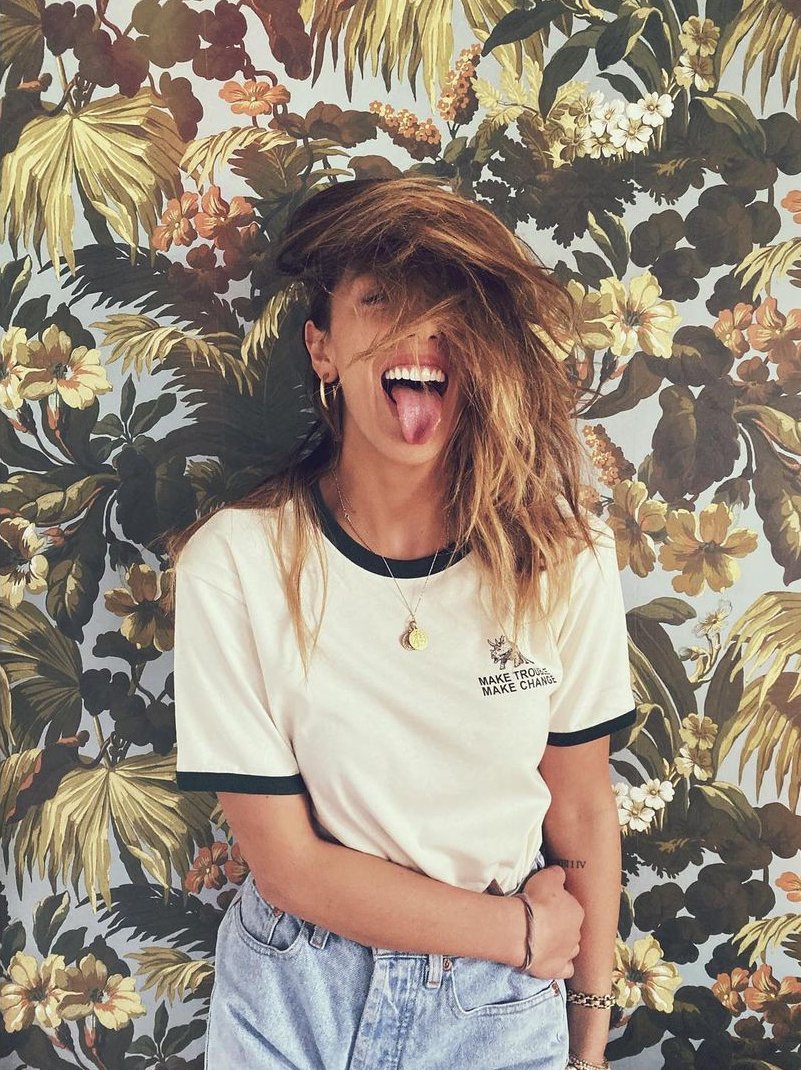 smiling/dorky/soft  @chloebennet pics to make you smile. a thread: