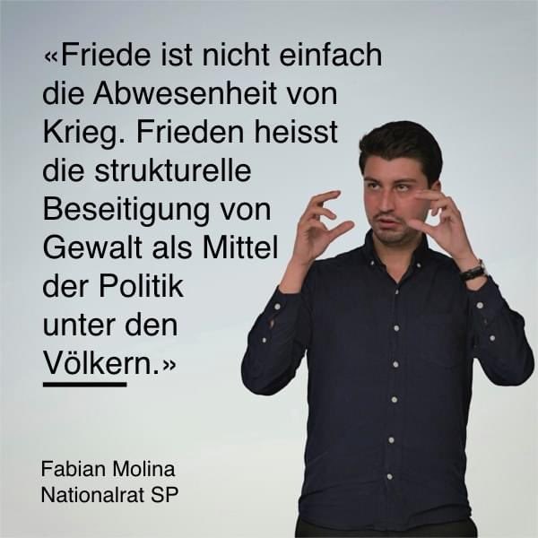 FabianMolinaNR's tweet image. Die Zeit ist reif für eine neue #Friedenspolitik. Die Zeit ist reif für ein Ende des #Militarismus in unserer Gesellschaft. #NoArmy