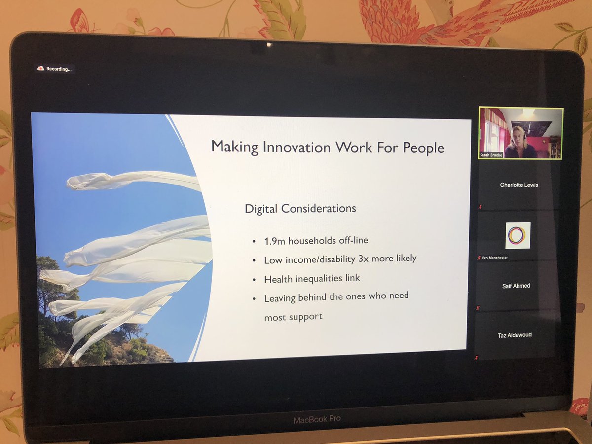 charlmchugh's tweet photo. A word of caution - if we adopt an only/mostly digital approach to healthcare we might end up excluding those very people who need the healthcare service the most @sarah1brooke @promanchester #PMHealthTech https://t.co/OOOyP28Whp