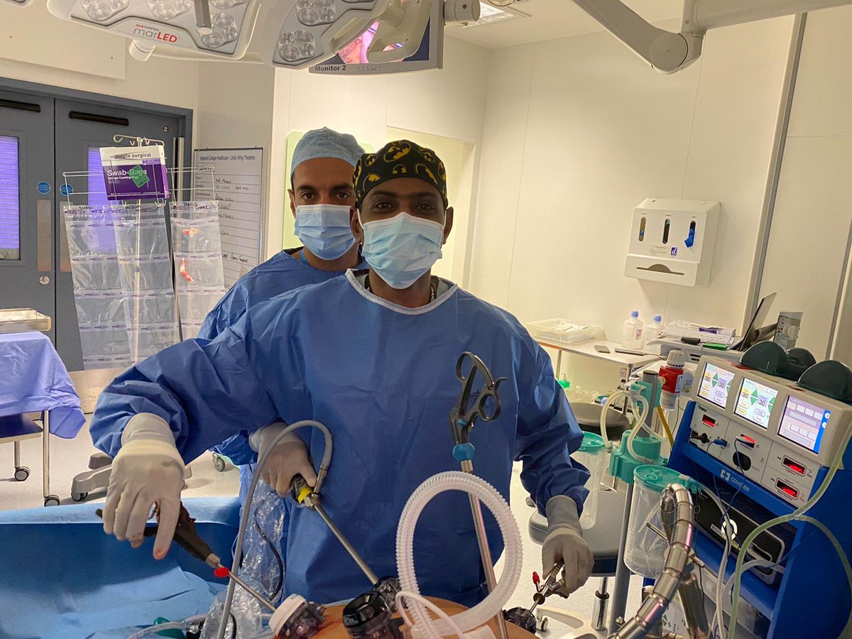 Cameraman one last time for <a href="/MrSamiMansour/">Sami Mansour</a> on one of his self-proclaimed “masterclass” operations before he leaves to be a big boy <a href="/ChelwestFT/">Chelsea and Westminster Hospital</a> ..We love you man and we will miss you here <a href="/ImperialNHS/">Imperial NHS 💙</a> .Onwards and upwards Sami and many more masterclasses to come.