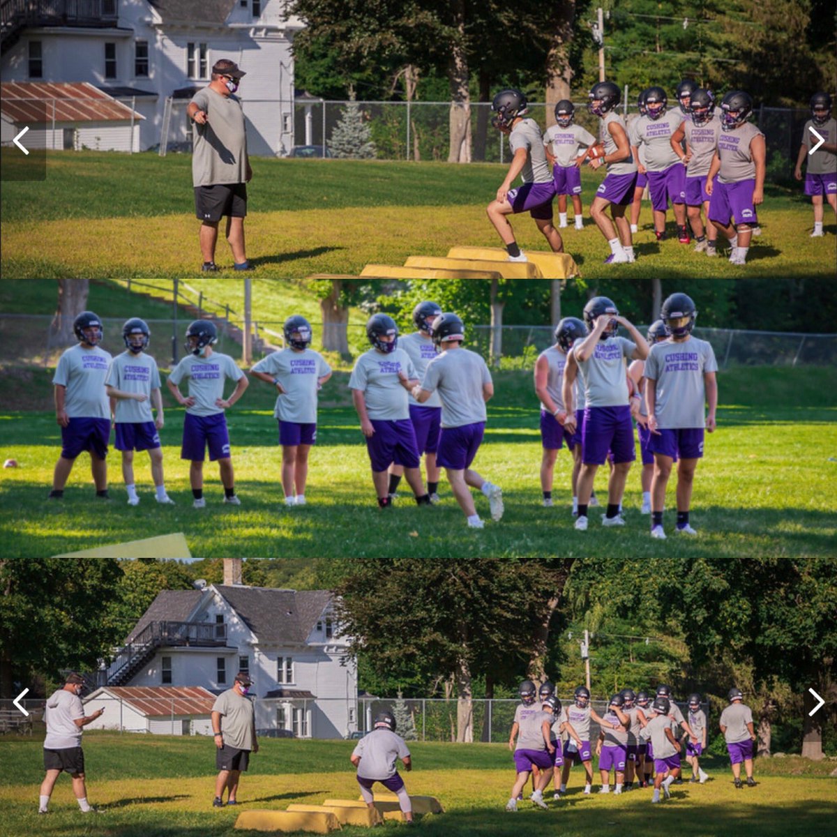 TSCook05's tweet photo. Using our time to stay conditioned, practices skills, technique and drills. @CushingFootbal1 @NCSA_Football @TSCook05 @PlayBookAthlete #66tyler https://t.co/VYoZhOiLc6