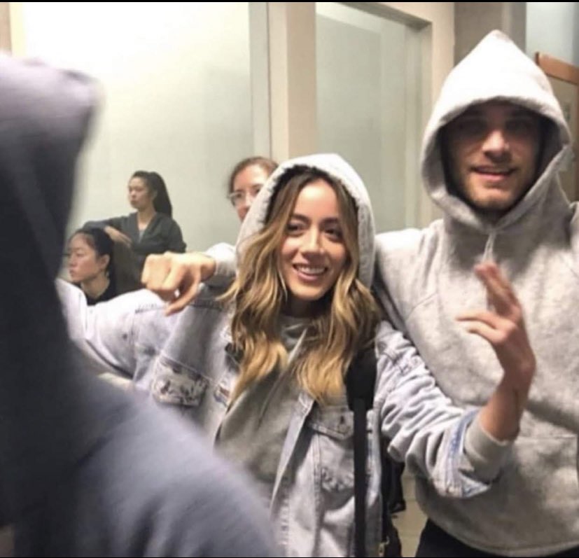 smiling/dorky/soft  @chloebennet pics to make you smile. a thread: