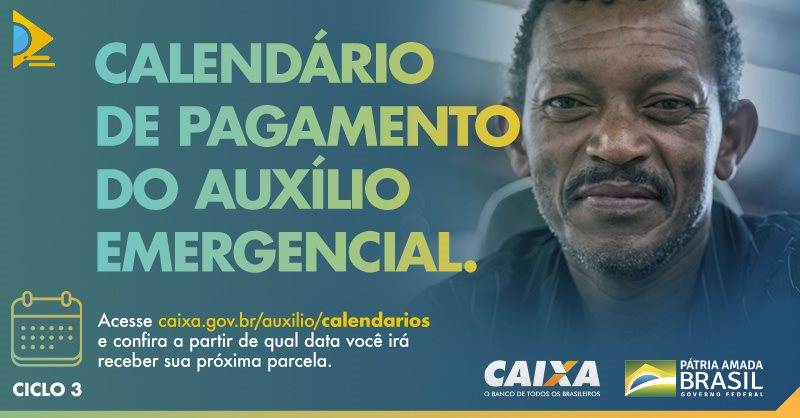 Confira o novo calendário de pagamentos do Auxílio Emergencial Extensão. O valor é de R$300,00, mas mães solteiras e mulheres chefes de família recebem R$600,00. Para os beneficiários do Bolsa Família, os créditos obedecem o calendário do benefício, conforme o final do NIS.