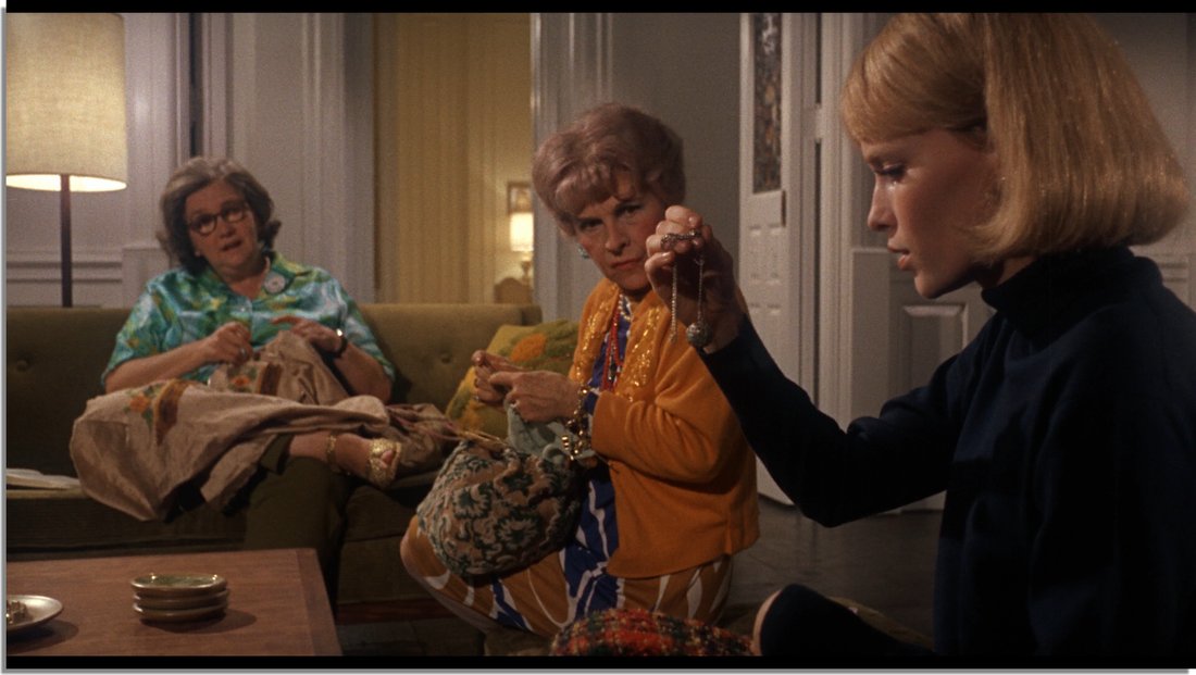 ROSEMARY'S BABY (1968) dir. [redacted due to crimes against humanity]mystery/supernatural // a young couple move into an infamous NYC apartment building to start their family, but Rosemary soon becomes suspicious of their neighbors, fearing for the life of her unborn child.