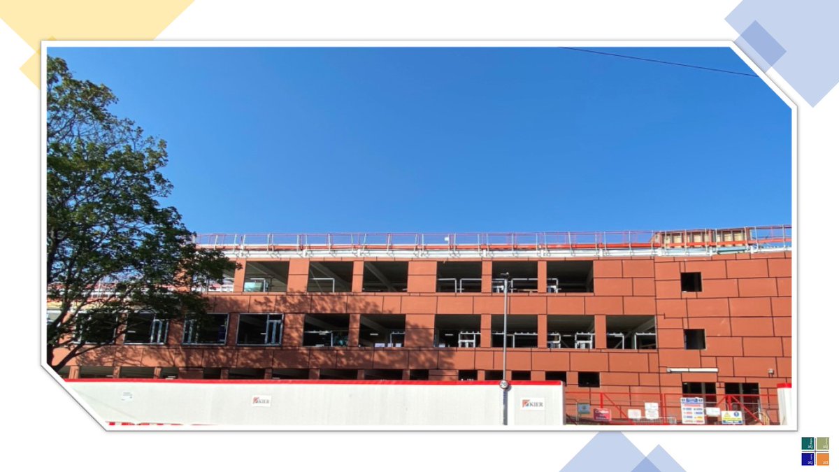 We are delighted to share with you the current progress being made at Mayfield School, Portsmouth. ATJ Facades nearing completion of Kingspan SFS and Knauf Windliner sheathing board at Mayfield School for our client Kier Group. #Loveconstruction#Progress#ATF#Kierconstruction