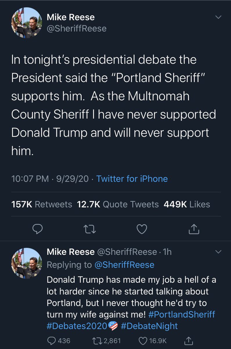 @SoxfanFL @JoeBiden Member when Trump said the “Portland Sheriff” endorsed him? Womp womp.