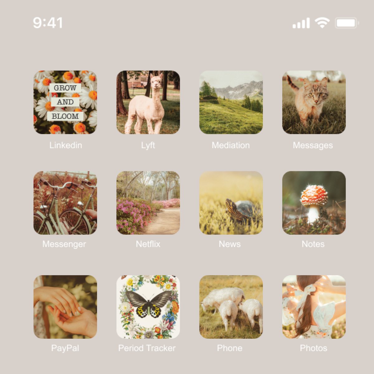 Cottagecore Photo Pack: Just one of the aesthetic icon collections inside our ScreenKit app launching today! 👉Download ScreenKit app today and try for yourself. (LINK IN BIO)

#screenkit #screenkitapp #ios14 #ios14appicons #ios14homescreen #ios14wallpapers #ios14aesthetic