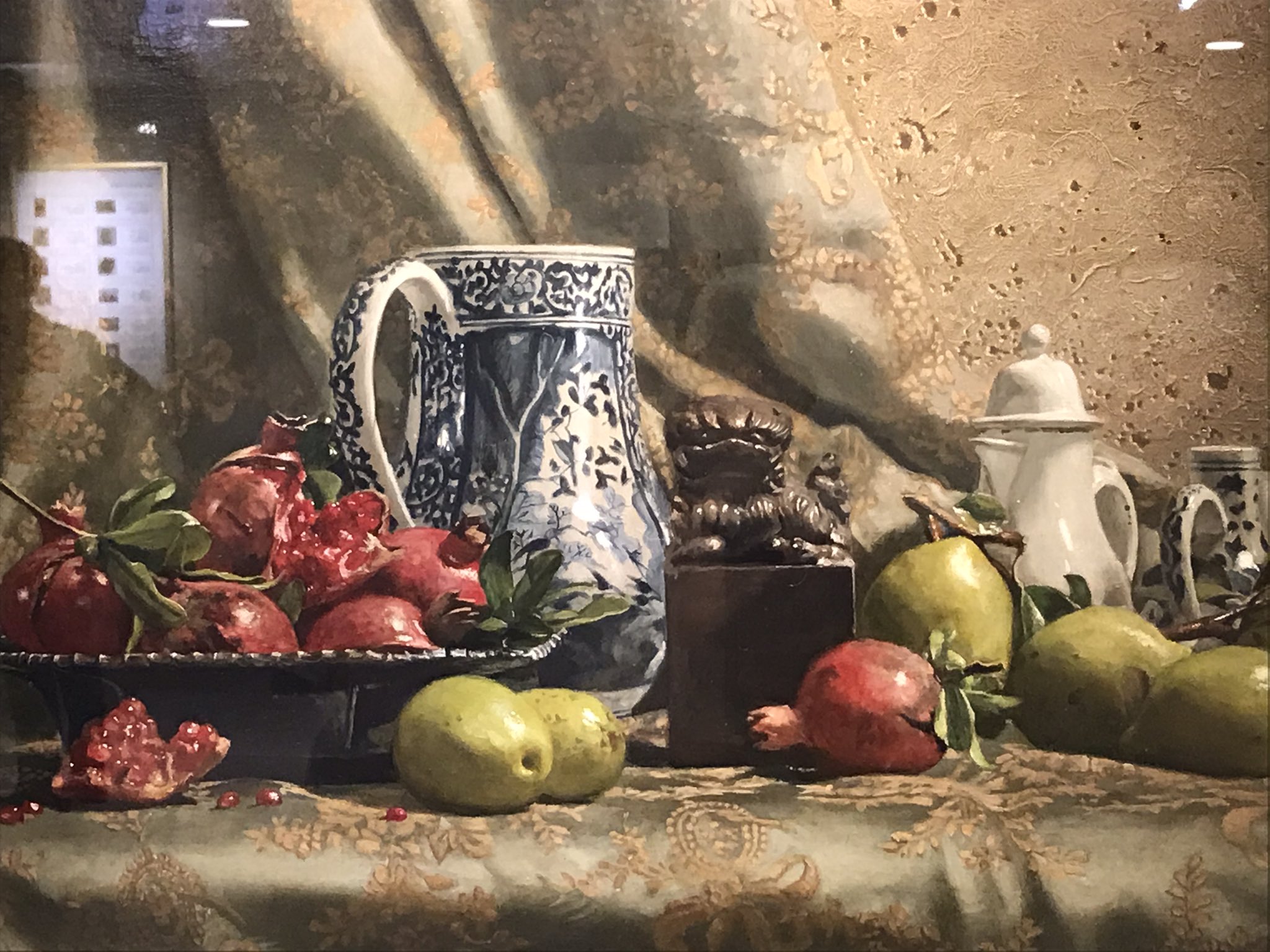 話題の人気 真作】青木敏郎 4F 肉筆油絵 日本橋三越出品画 すごく出来が良い 絵画