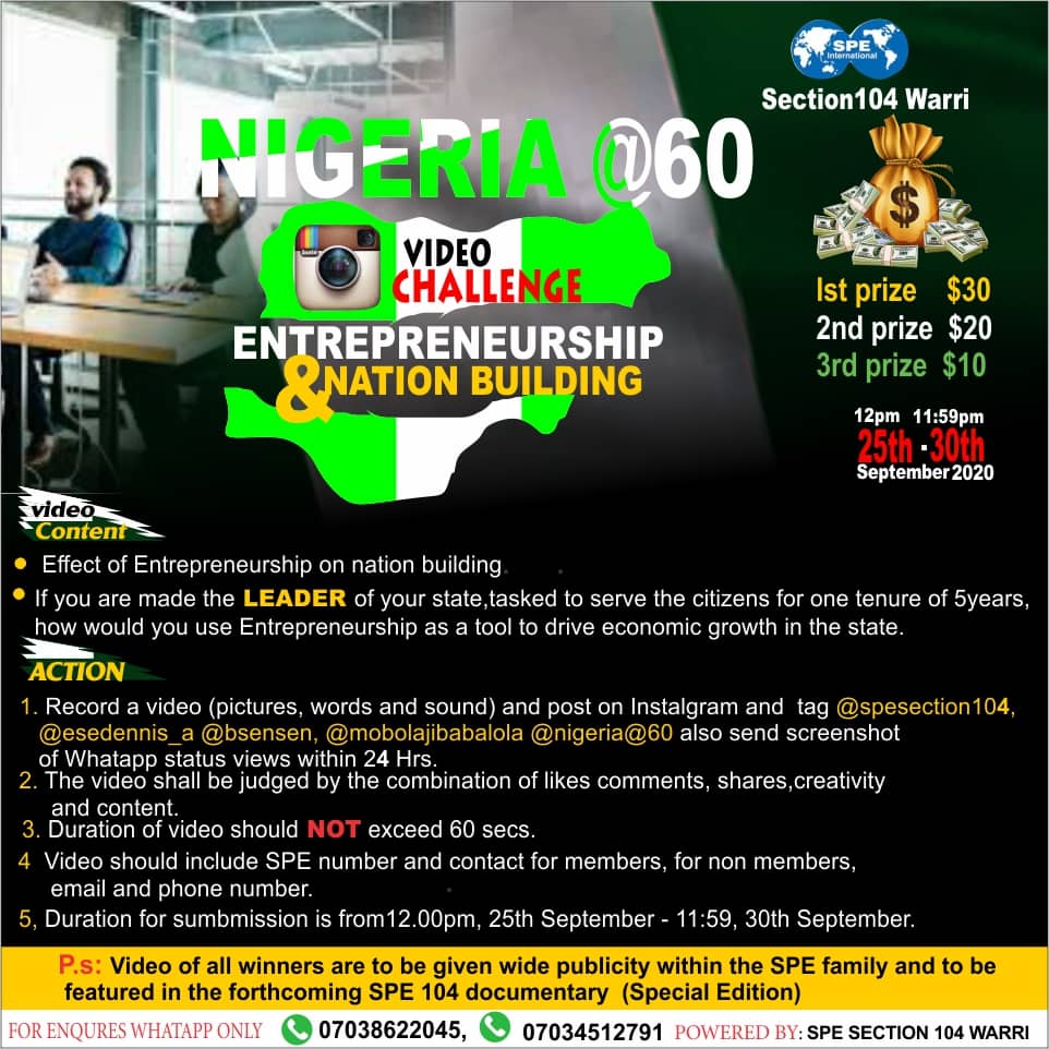 We are here again 😁
this is the time you just want to get it done already as videos are rolling in non stop.
Don't forget that all videos get wide publicity and features in the SPE documentary and you might also grab either category of the prizes. 
Take advantage now!