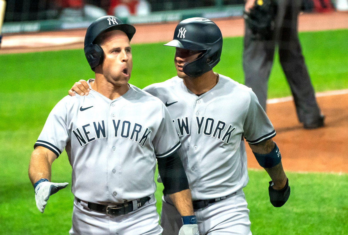 New York Post Sports on X: Yankees' Brett Gardner delivers after getting  start over Clint Frazier   /  X