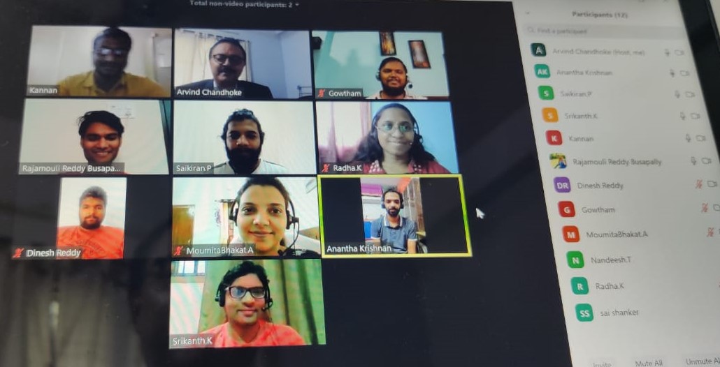 humantechnology's tweet image. The interest of students is what keeps us going! Online Webinar session for the students about the modern IT concepts. 

#learningneverstops #learninggrowing #learningisfun #onlinesessions #customeranalytics #WorkFromHome