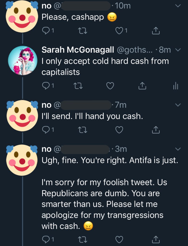 gothspiderbitch's tweet photo. how to scam a republican into helping the trans community in four easy steps https://t.co/R0VB69C8Nv