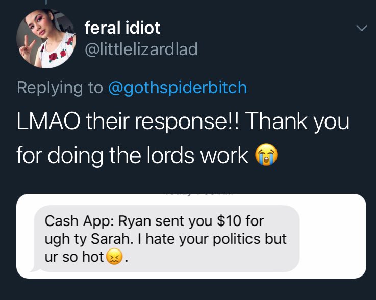 gothspiderbitch's tweet photo. how to scam a republican into helping the trans community in four easy steps https://t.co/R0VB69C8Nv